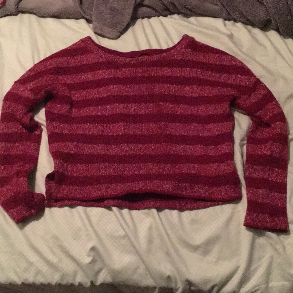 Striped wool sweater